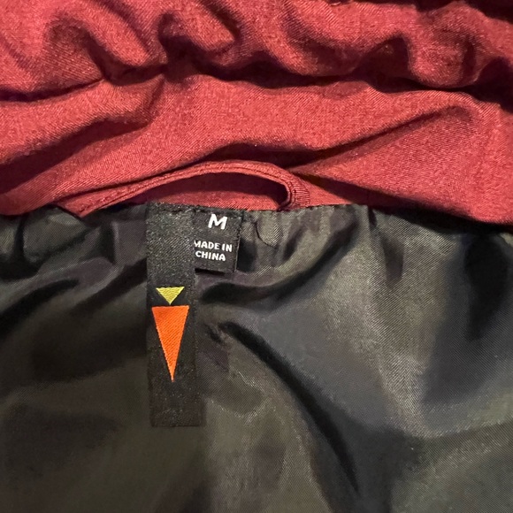 KERRITS On Track Quilted Vest Women’s Medium Maroon/Black Equestrian Full Zip - Picture 5 of 7